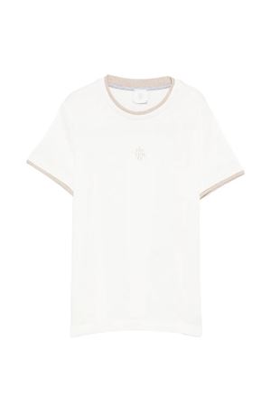 t-shirt in cotton beige ELEVENTY KIDS | EY8P31Z3708101BG